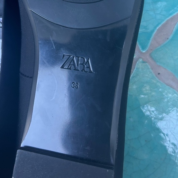 Zara Embellished Bow ballet flats in Black New with Tags! - Picture 11 of 14